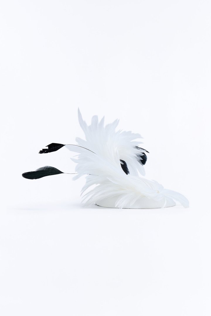 Main Act Fascinator - White