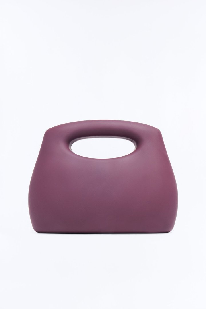 Cooler Matte Clutch - Burgundy