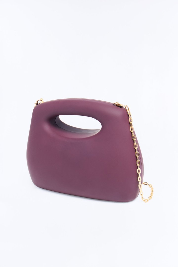 Cooler Matte Clutch - Burgundy