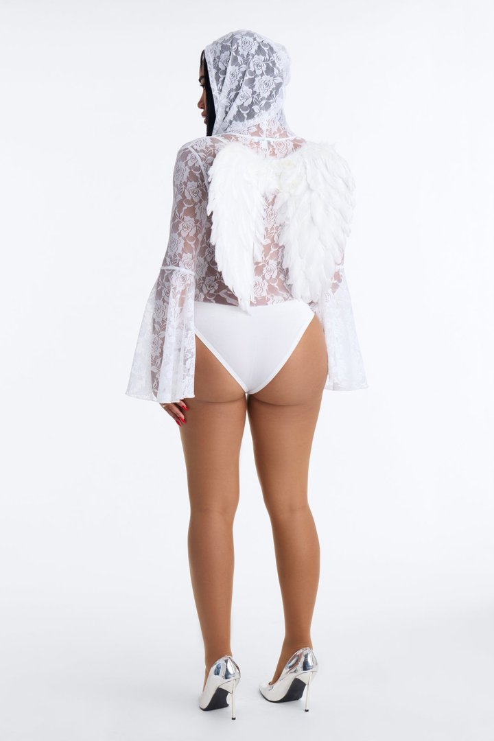 Forbidden Halo 2 Piece Halloween Costume - White