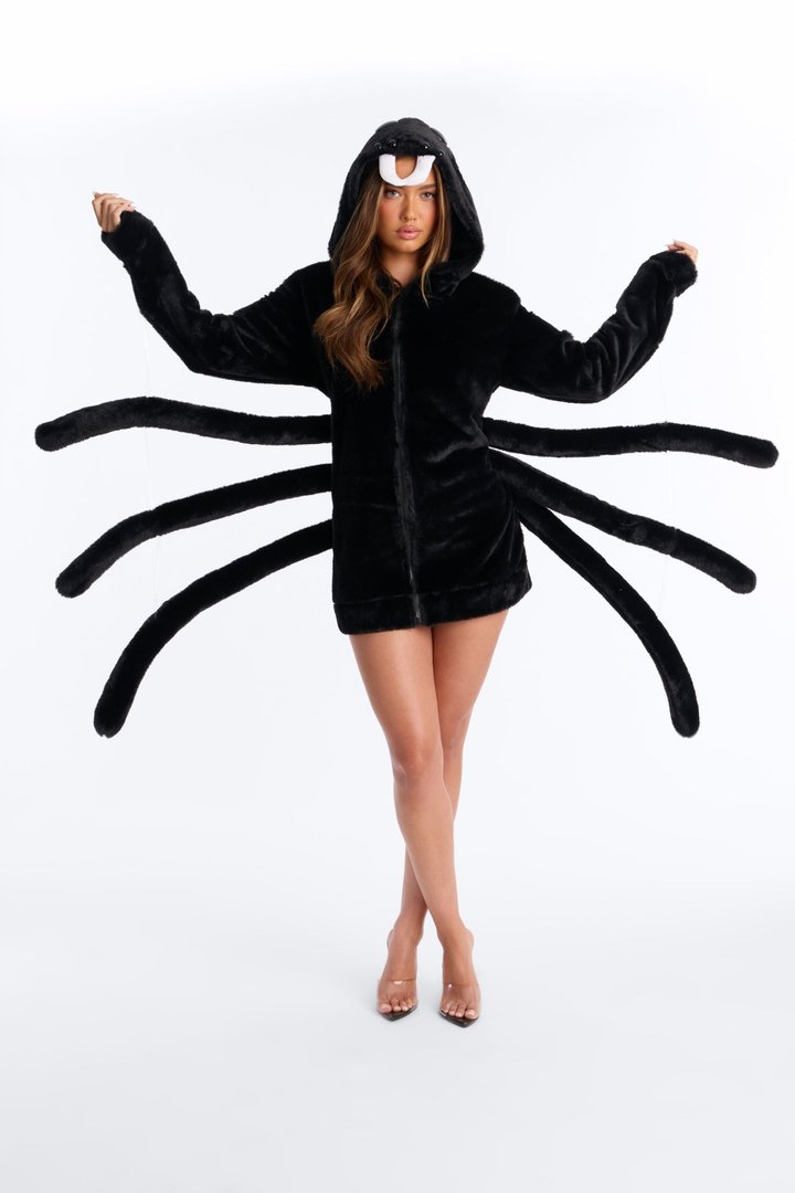 Snuggly Spider Halloween Costume - Black