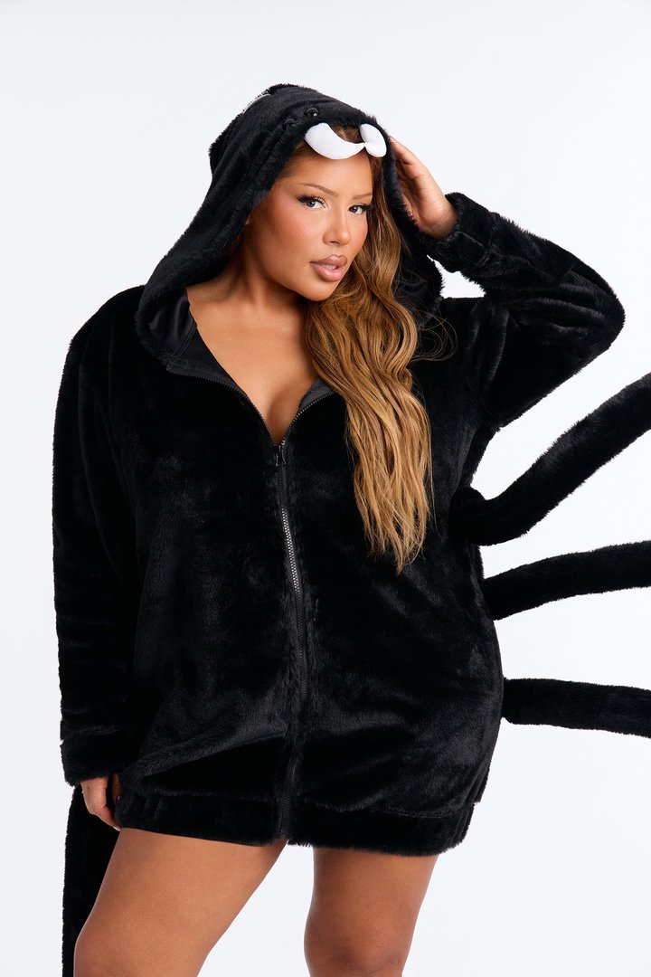 Snuggly Spider Halloween Costume - Black