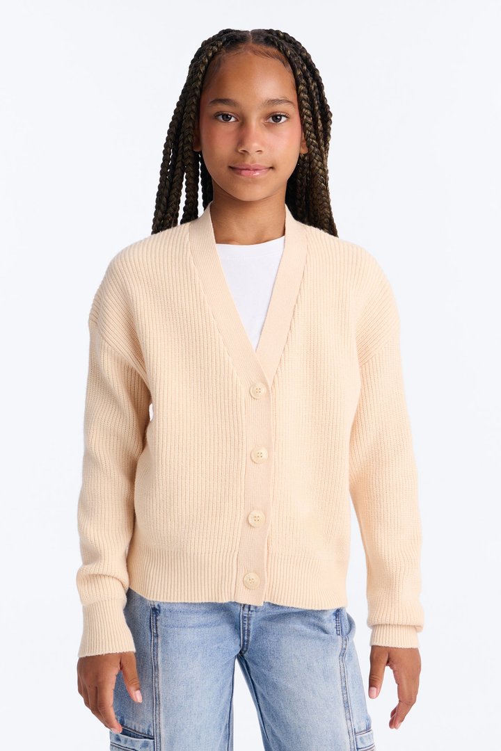 Mini Day Dream Cardigan - Oatmeal