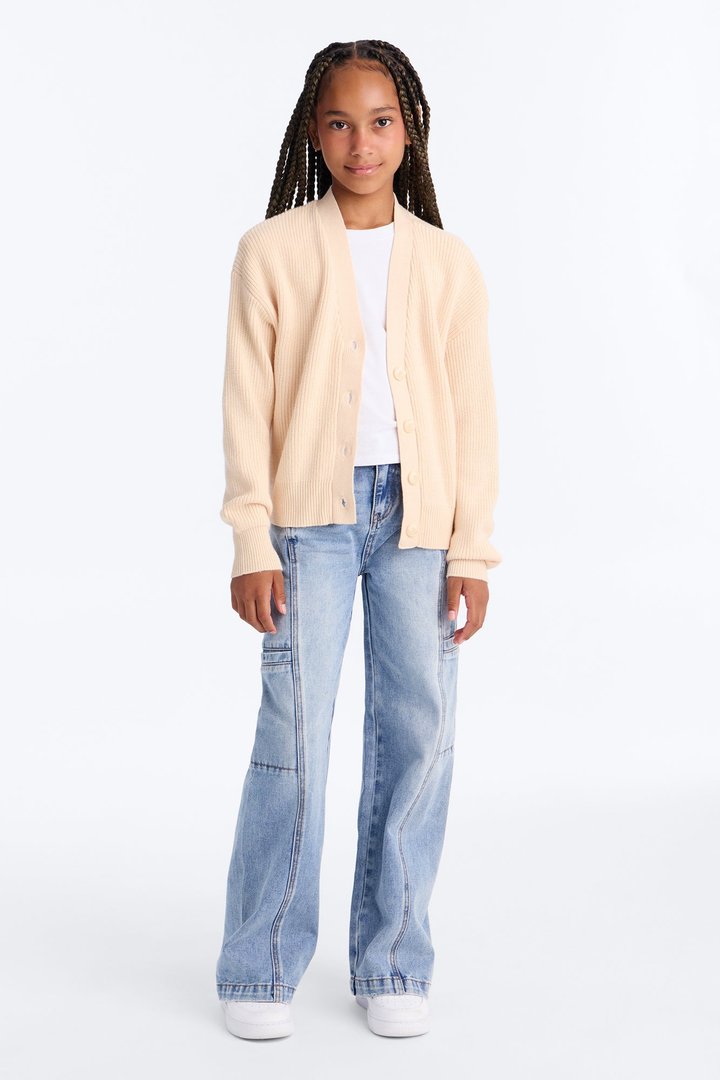 Mini Day Dream Cardigan - Oatmeal