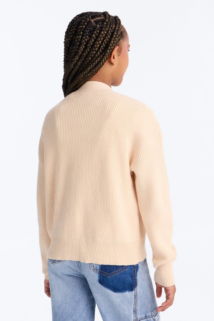 Mini Day Dream Cardigan - Oatmeal