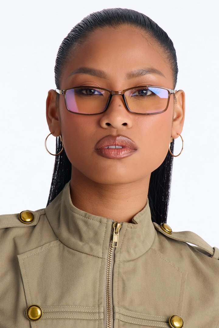 Office Siren Blue Light Glasses - Green