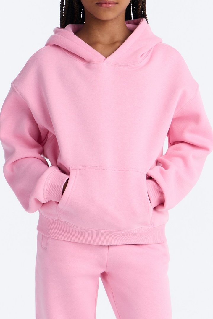 Mini Stole Your Toys Fleece Jogger Set - Pink