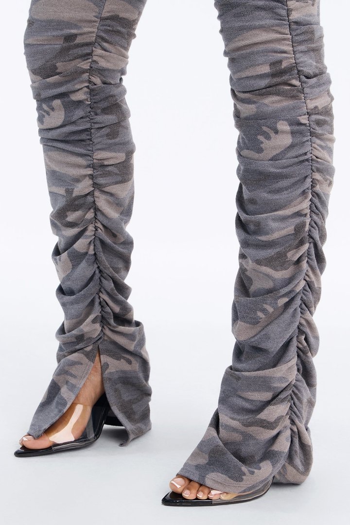 Labeled Luxe Stacked Skinny Pant - Green/combo