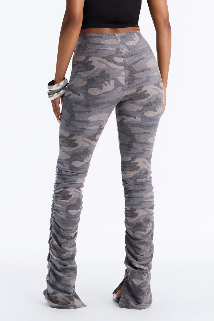 Labeled Luxe Stacked Skinny Pant - Green/combo