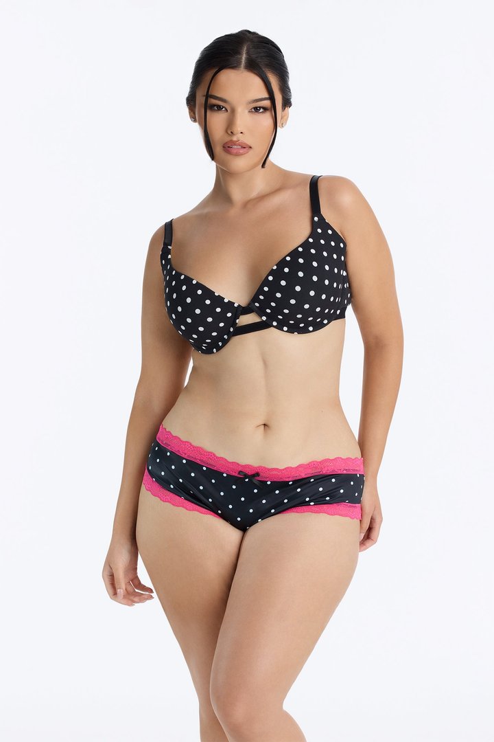 Nova Cotton TShirt Bra - Black/combo