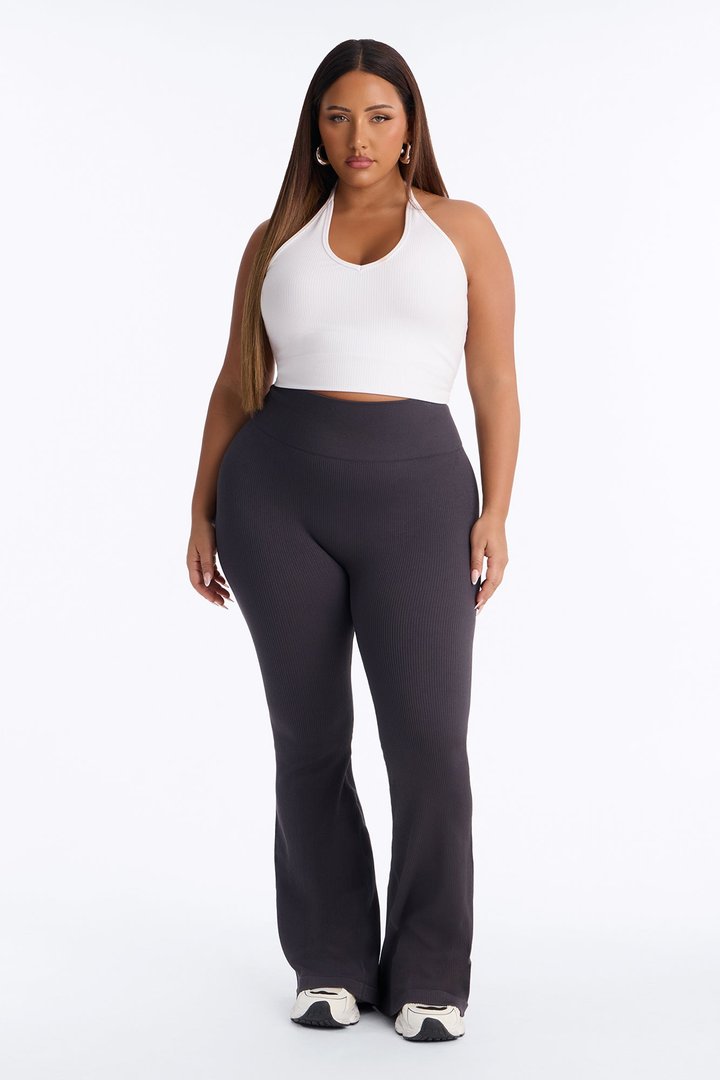 Beach Body Effortless Seamless Active Yoga Pant - Charcoal