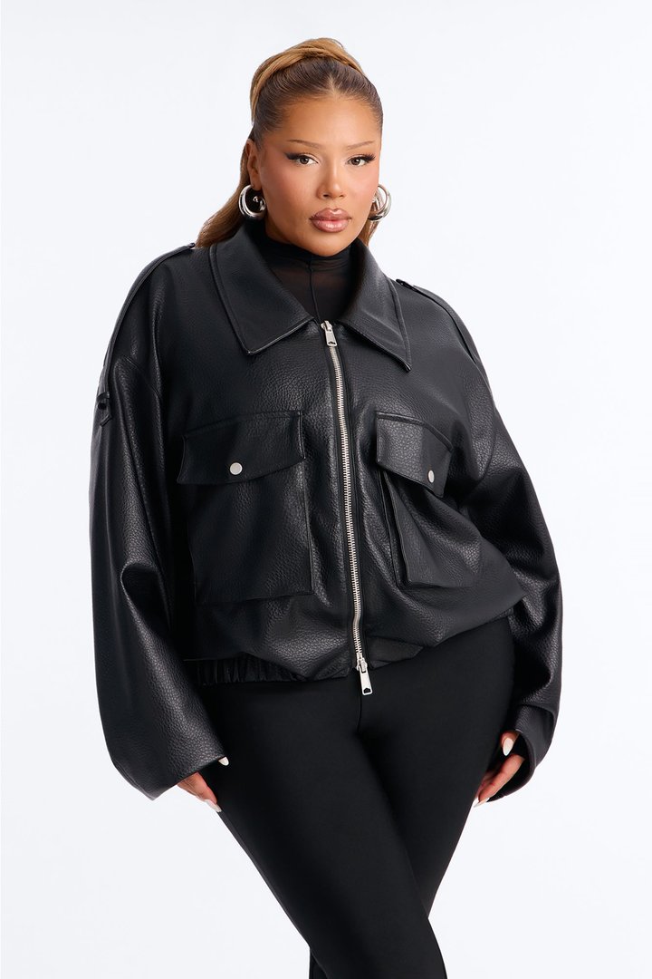 Always Effortless Bomber Jacket - Black