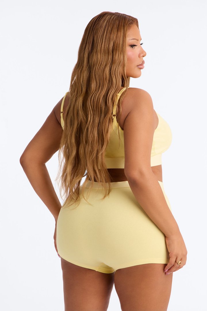 FN Mood Cami And Boxer Set - Butter Yellow
