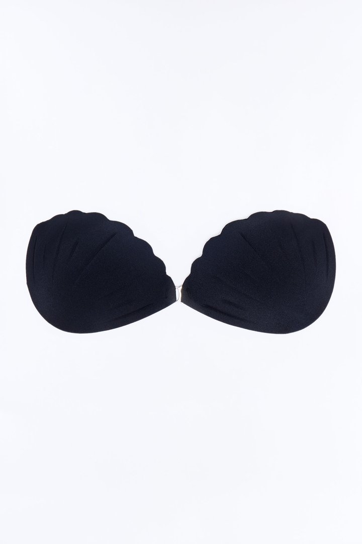 Prized Shells Invisible Sticky Bra - Black