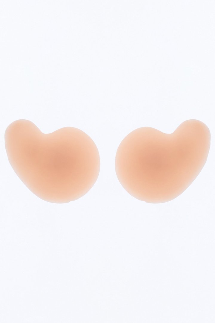 Smooth Lifting Nipple Cover Silicone Bra Pasties - Mocha
