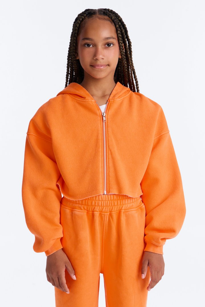 Mini On The Go Fleece Pant Set II - Orange