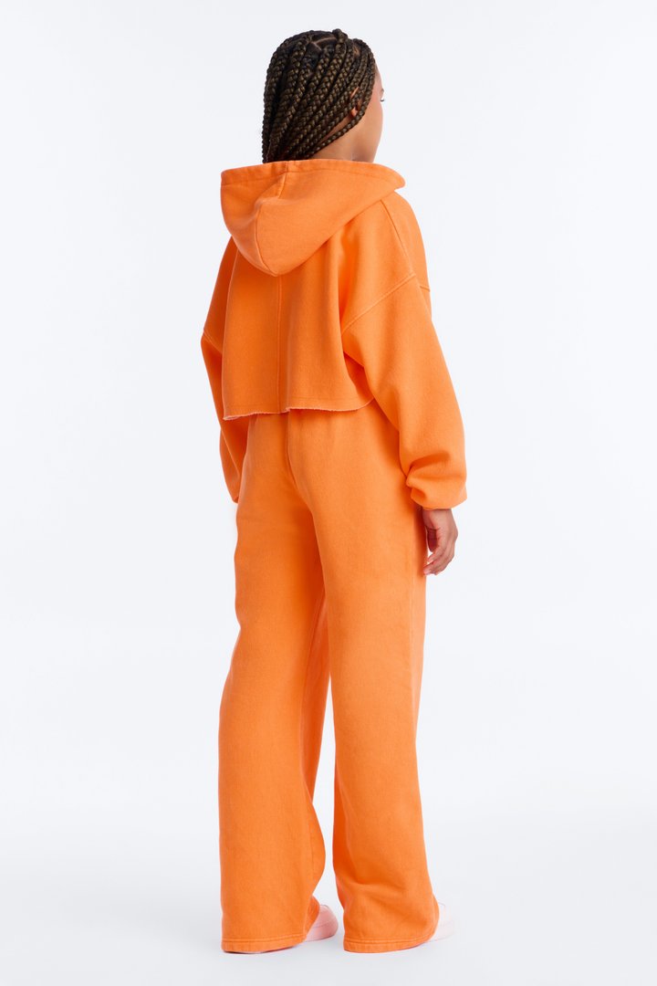 Mini On The Go Fleece Pant Set II - Orange