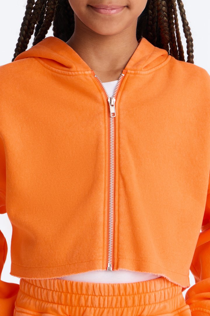 Mini On The Go Fleece Pant Set II - Orange