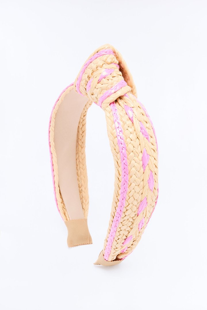 Hamptons Weekend Headband - Pink/combo