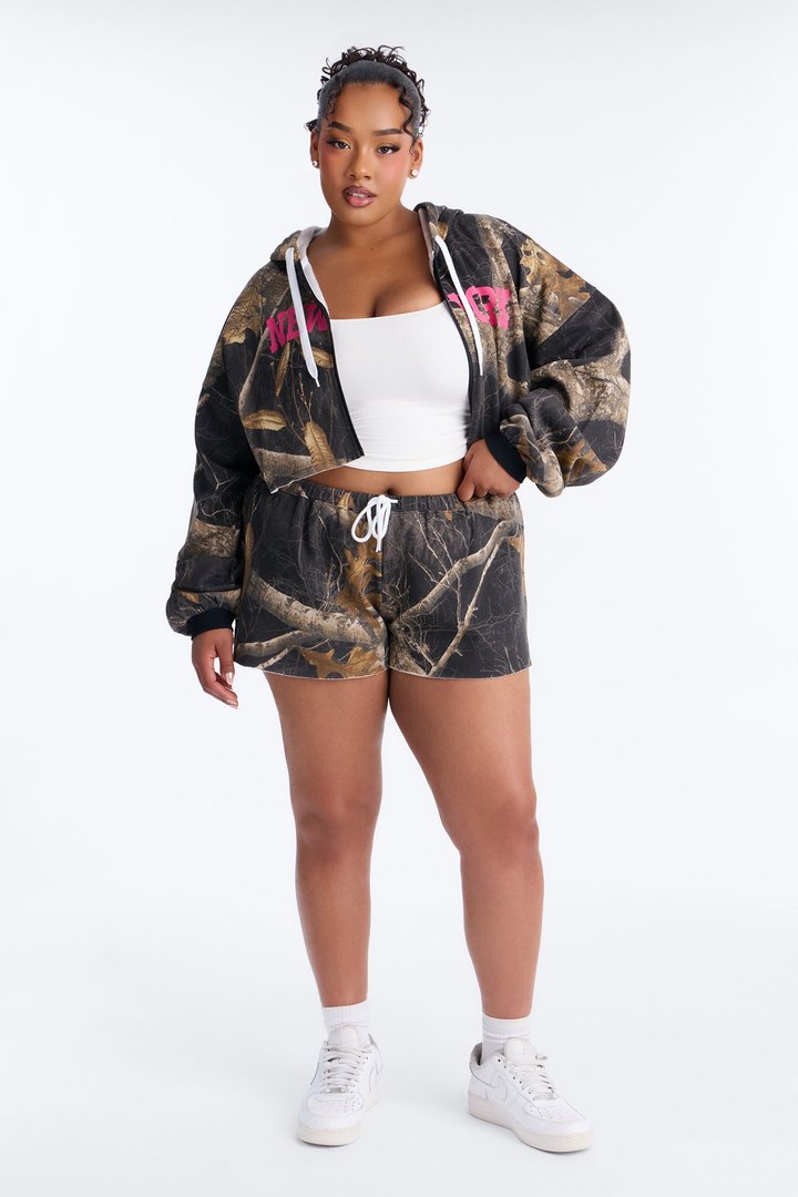 Realtree New York Fleece Short - Black/combo