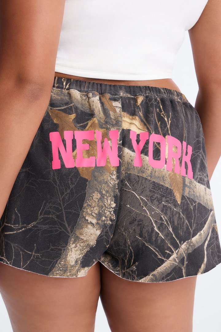 Realtree New York Fleece Short - Black/combo