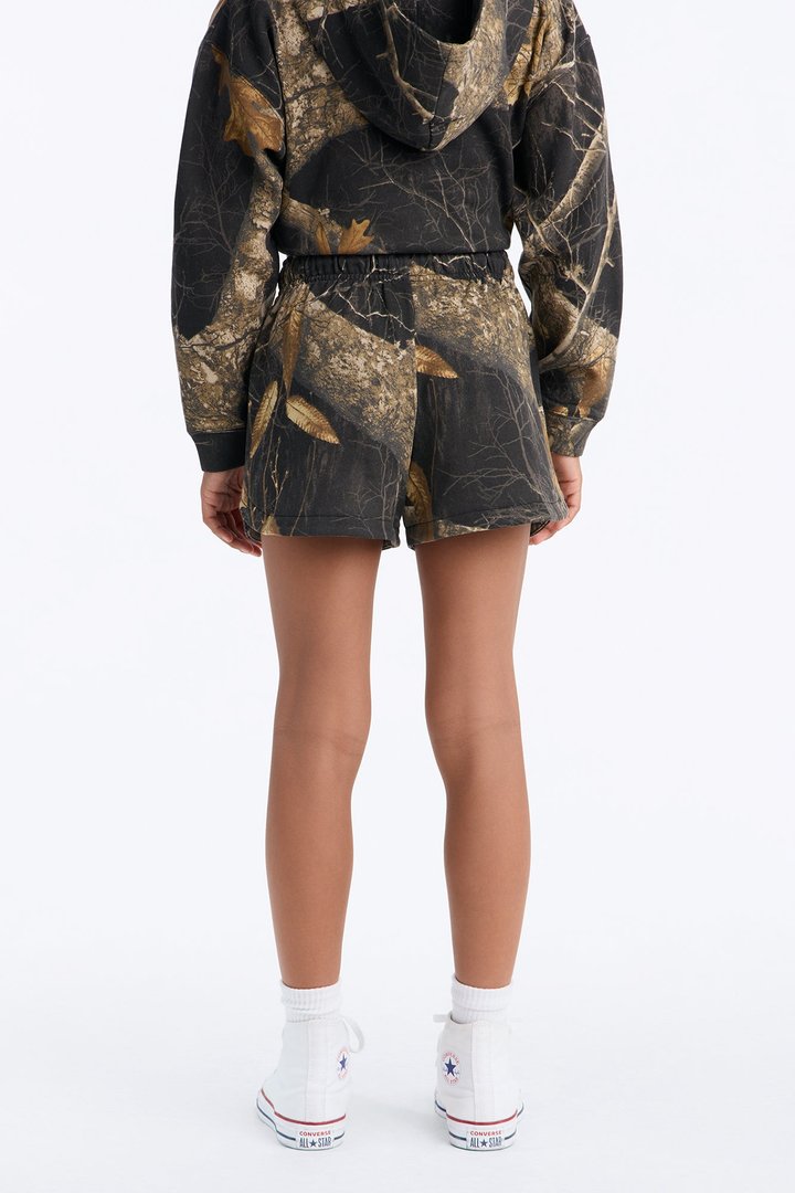 Mini Realtree New York Fleece Short - Black/combo