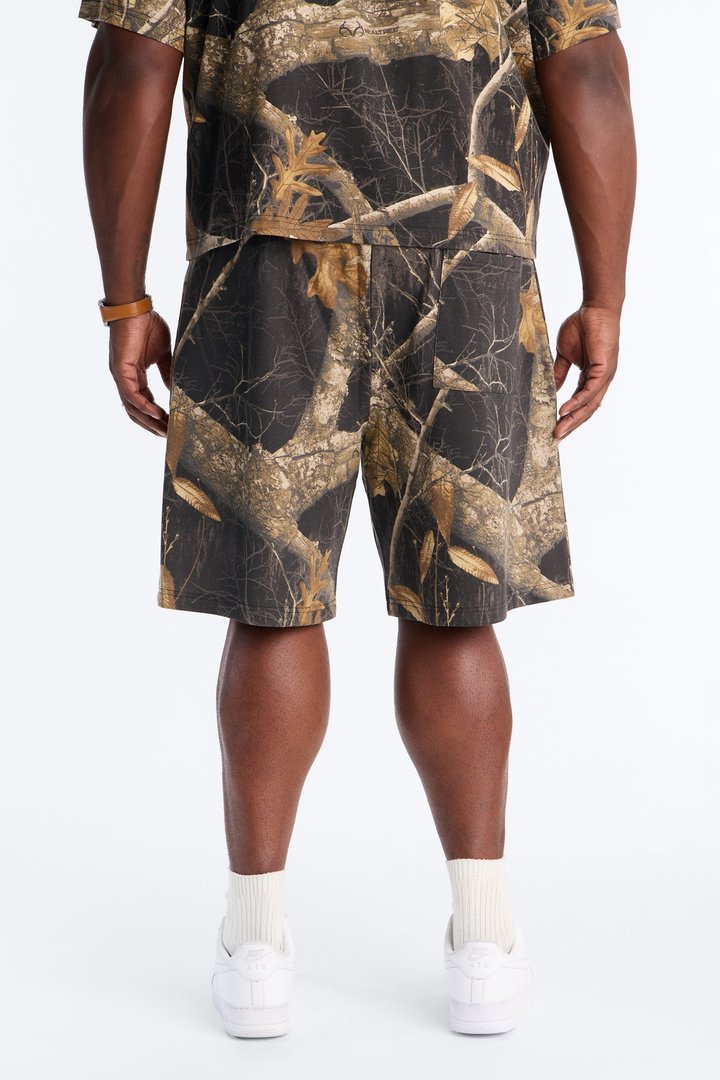 Real Tree Shadow Los Angeles Rhinestone Sweatshort - Camouflage
