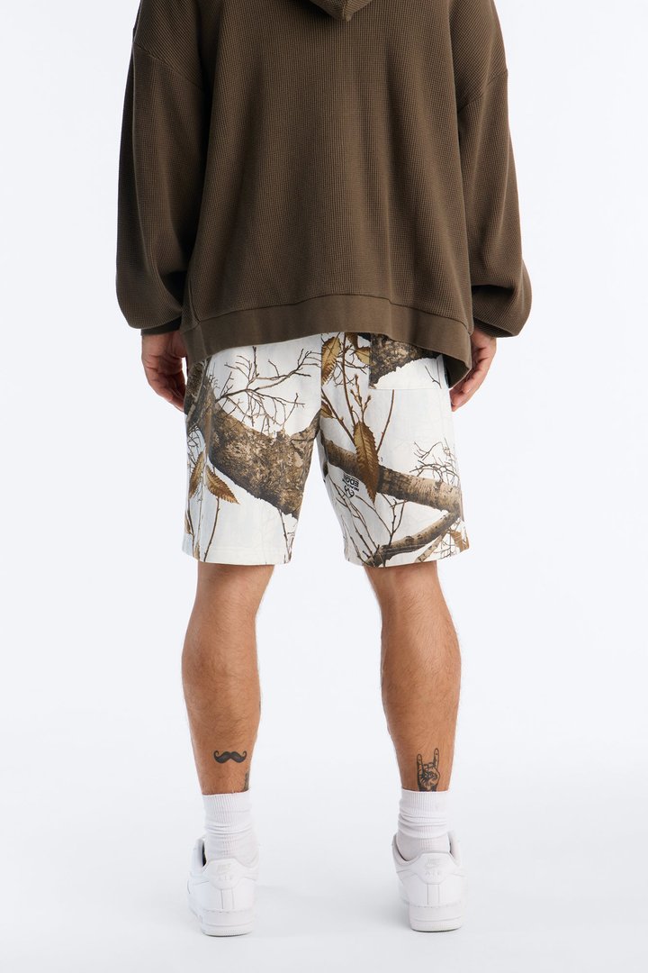 Real Tree Snow Girls Lie Flock Sweatshort - Camouflage