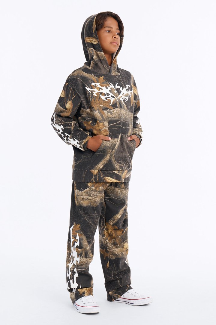Mini Real Tree Shadow Goth Sweatpant - Camouflage