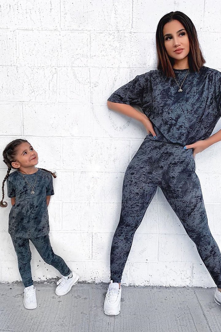 Mini Chelsea Legging Set - Black
