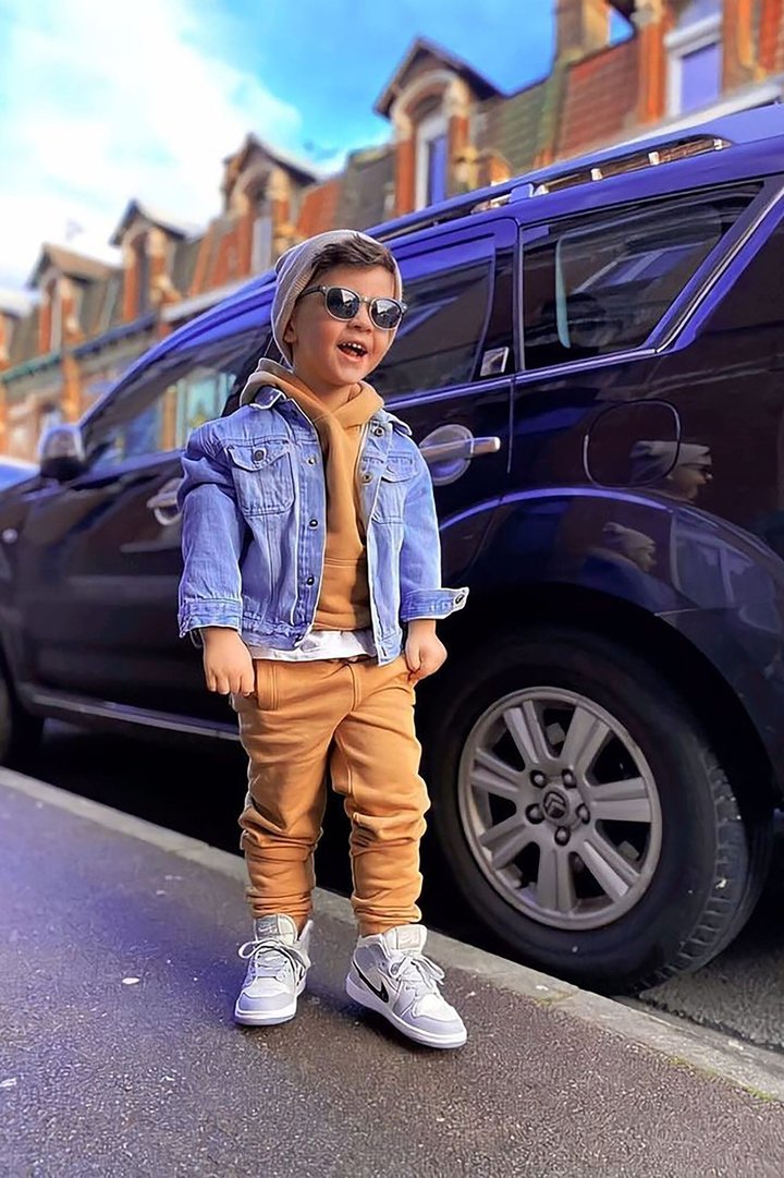 Mini Stole Your Toys Oversized Hoodie - Nude