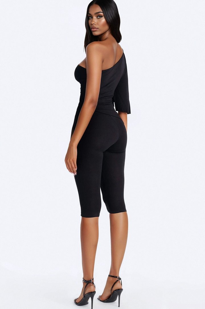 Always On Your Mind Capri Set - Black