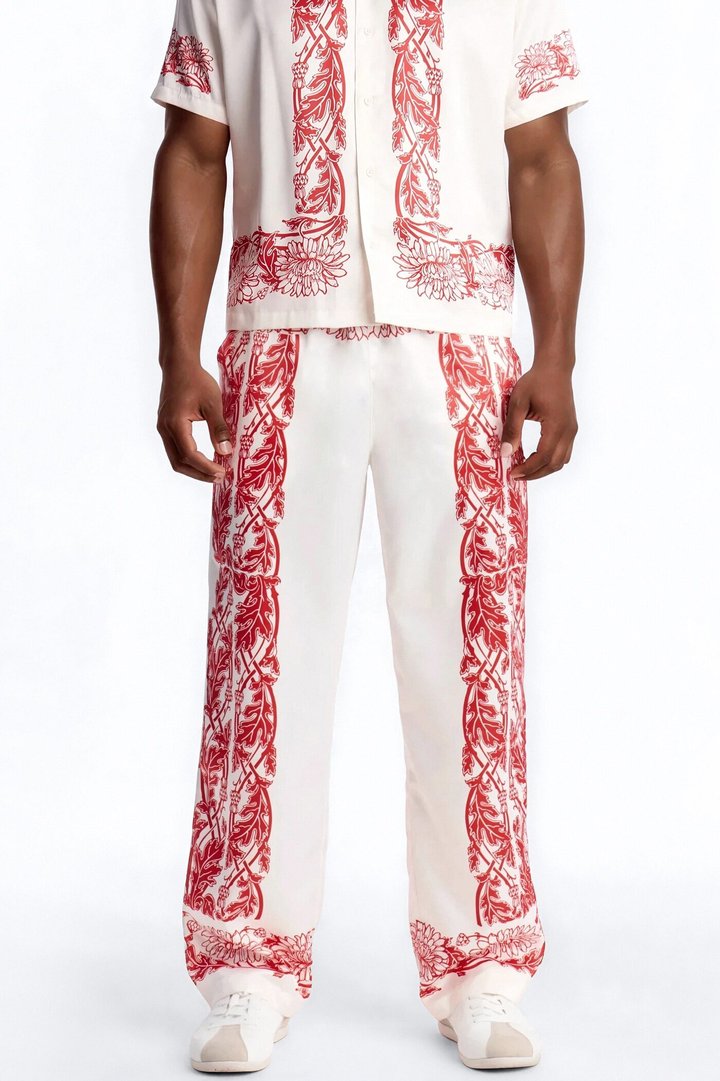 KOS Straight Pants - White
