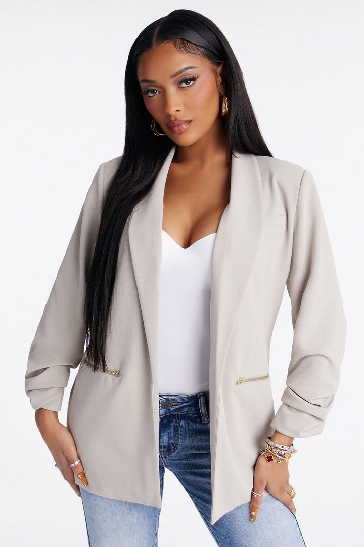 Bethany Blazer - Light Grey