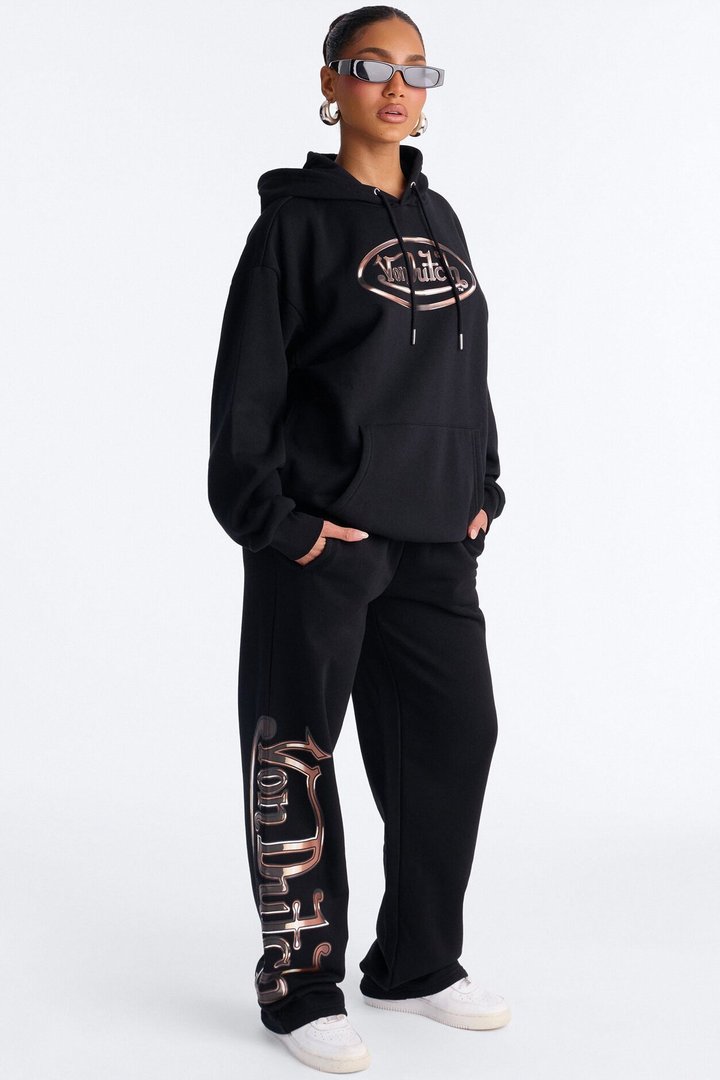 Von Dutch Motion Fleece Pants - Black