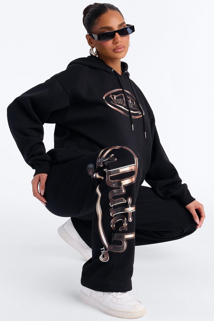 Von Dutch Motion Fleece Pants - Black