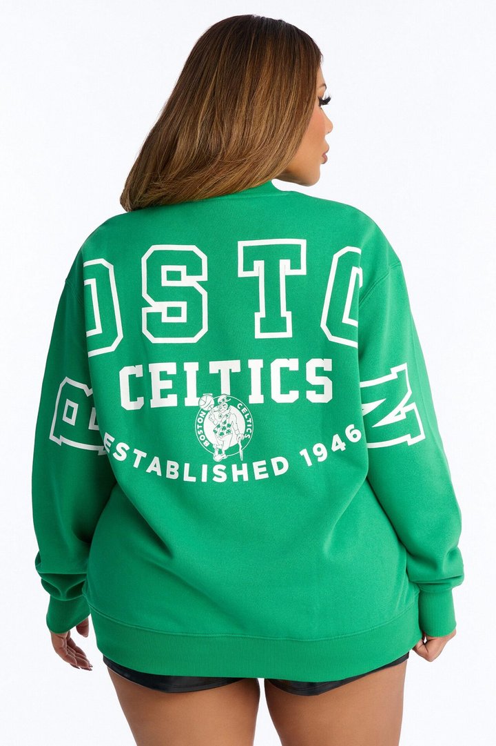 NBA Boston Celtics Fleece Crew Neck Sweatshirt - Kelly Green
