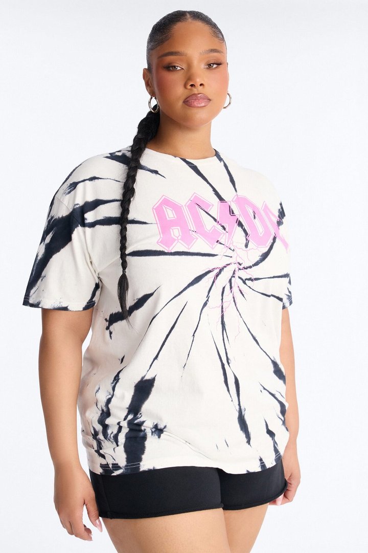ACDC Spiral Washed Tee - Multi Color