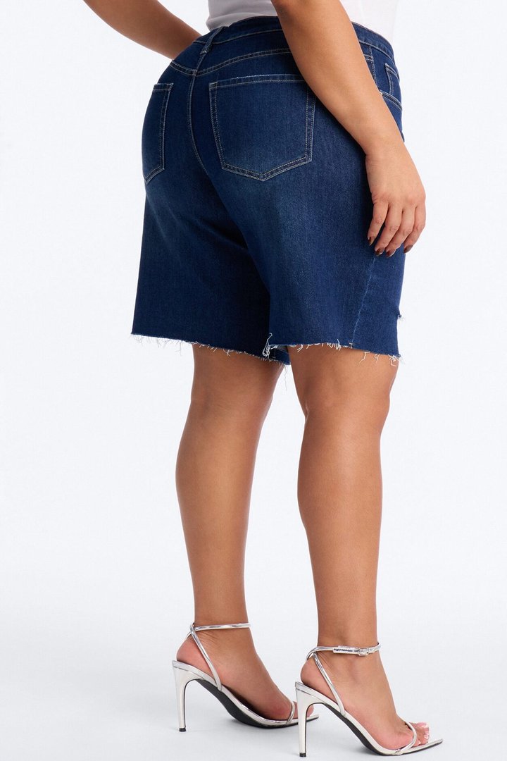 Sundaze Bermuda Denim Shorts - Dark Wash