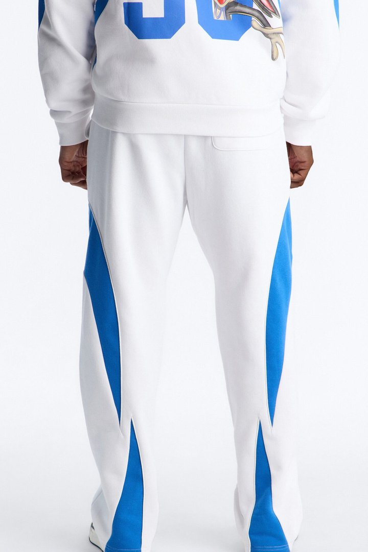 Space Jam Toon Squad Paneled Straight Sweat Pants - White
