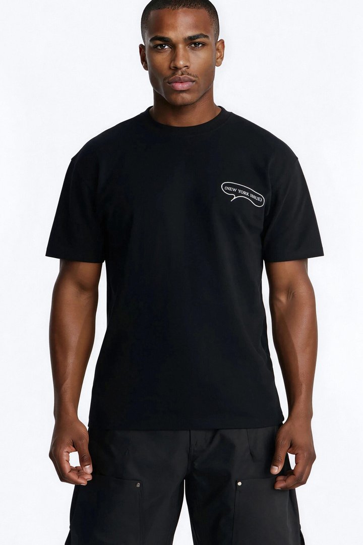Busy Streets Of NYC Short Sleeve Tee - Black