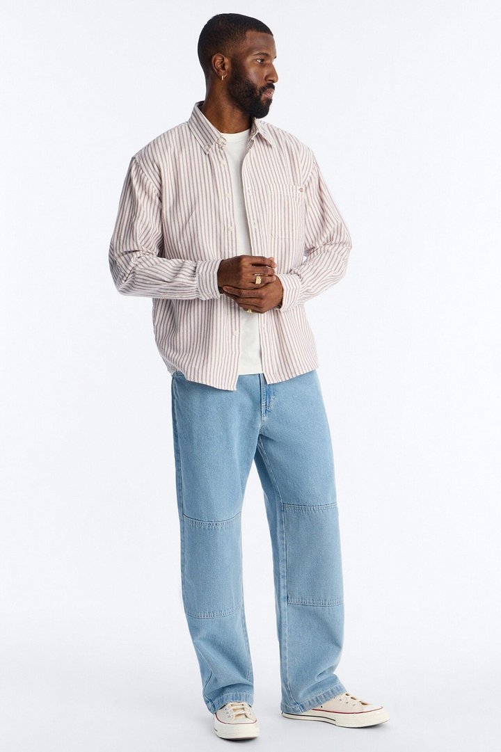 Dickies Loose Fit Double Knee Jean - Light Blue Wash