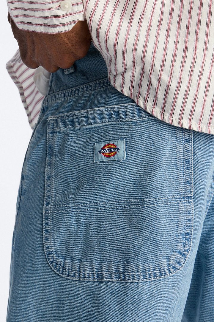 Dickies Loose Fit Double Knee Jean - Light Blue Wash