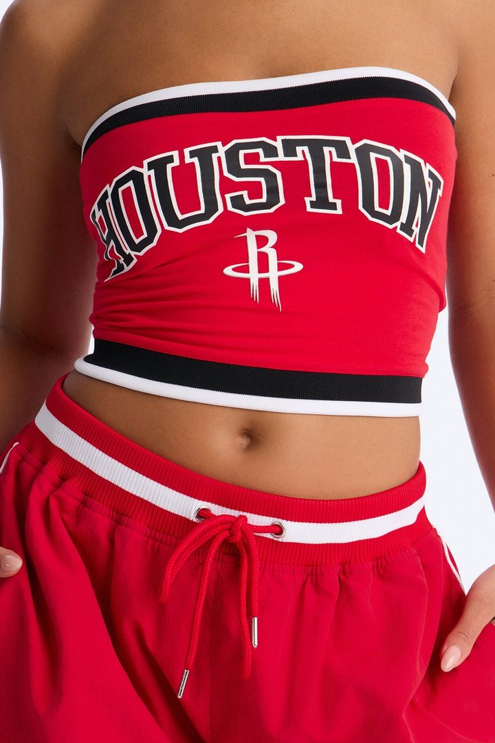 NBA Houston Rockets Patchwork Tube Top - Red