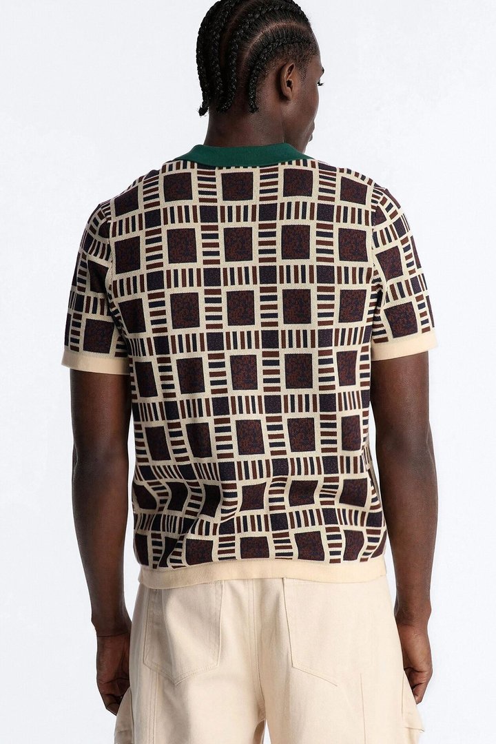 Westbury Knit Polo - Brown