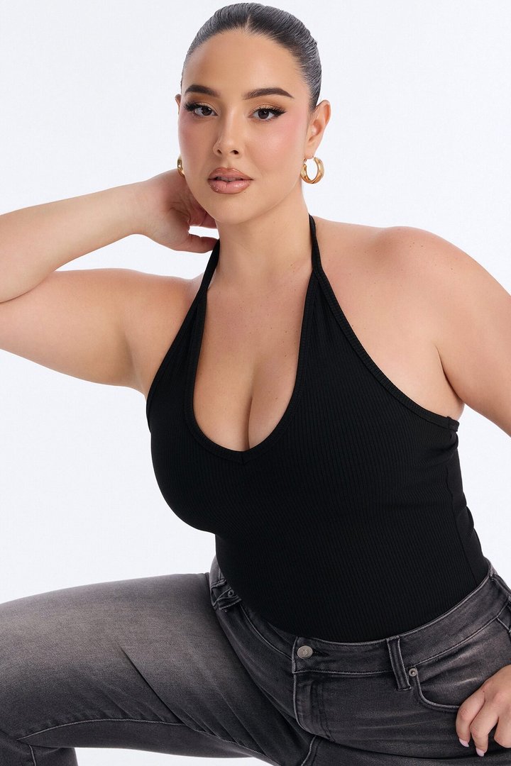 Gaia Snatched Tank Top - Black