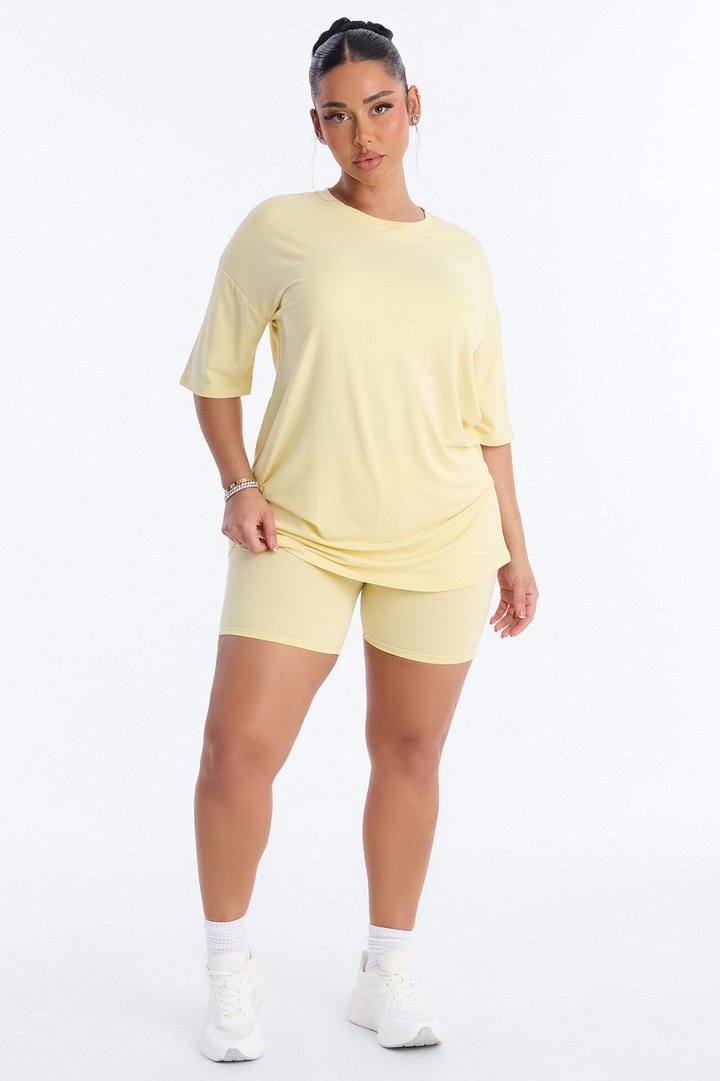 Weekend Vibes Short Set - Yellow