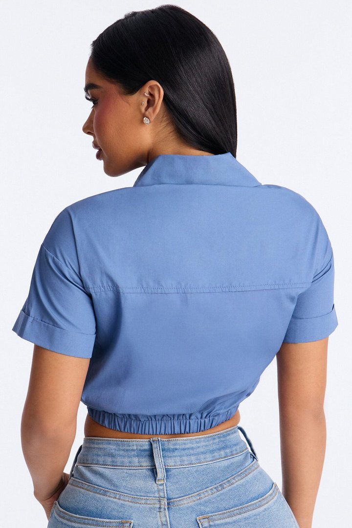 Catch Me Chillin' Top - Blue