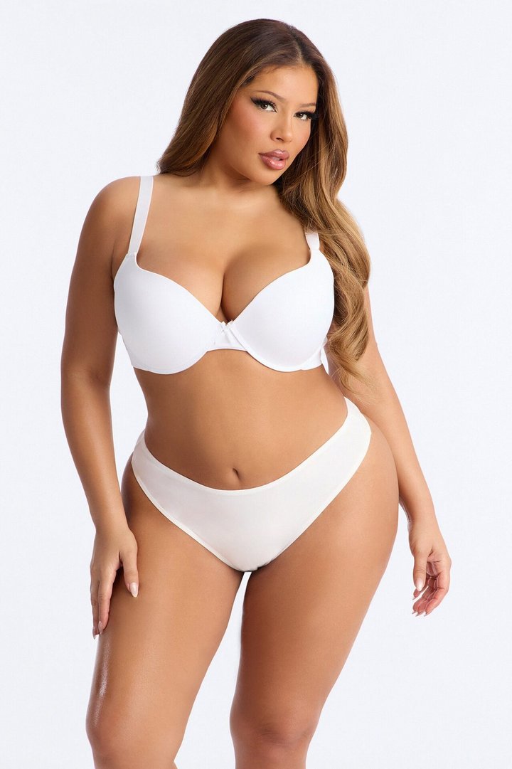 Smooth It Over Seamless Bra - White