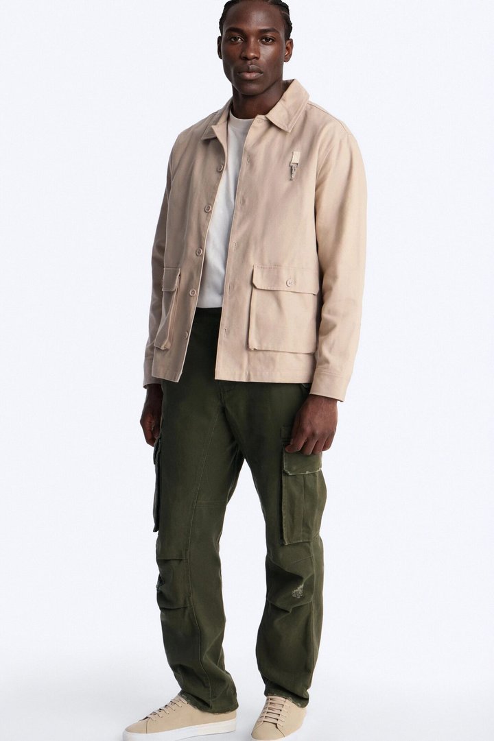 Straight Carter Point Utility Pant - Olive